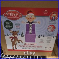 3 Ft Animated Charlie In A Box From Rudolph The Red Nosed Reindeer Outdoor Decor