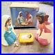 3 Pc. Blow Mold African American Nativity set General Foam Mary Joseph Jesus USA