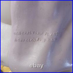 3 Piece Nativity Set Vintage General Foam Plastics Blow Mold Jesus Mary Joseph