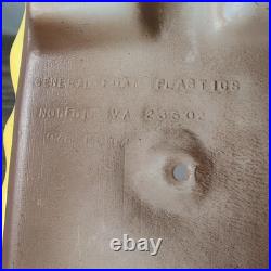 3 Piece Nativity Set Vintage General Foam Plastics Blow Mold Jesus Mary Joseph