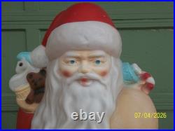 40 Rare Empire Old World Father Time Santa Blow Mold WORKS