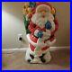42 Santa’s Best Santa Christmas Blow Mold Yard Decor Saint Nick Toy Vtg Rare