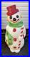 46 Vintage Empire Snowman Carrot Nose Blow Mold Lighted Christmas