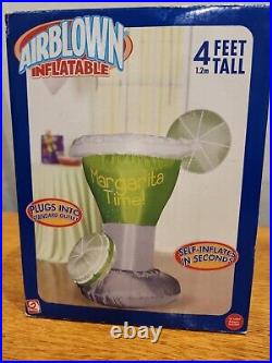 4Ft Inflatable Party Time Margarita Airblown Inflatable Decoration Gemmy
