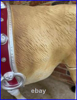 4.5ft. Blow mold Reindeer with Antlers LED Lights Home Accents Depot