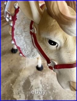 4.5ft. Blow mold Reindeer with Antlers LED Lights Home Accents Depot
