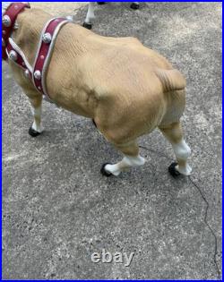 4.5ft. Blow mold Reindeer with Antlers LED Lights Home Accents Depot