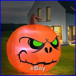 4 Ft Halloween Inflatable Lighted Pumpkin Decoration Outdoor Yard Airblown Decor