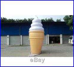 4m Inflatable Lighted Ice Cream Balloon Advertising with blower A