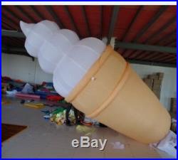 4m Inflatable Lighted Ice Cream Balloon Advertising with blower A
