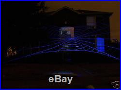 50' MEGA GlowWeb Rope Spider Web Halloween House Giant Yard Prop Decoration