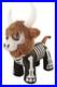 5’10 Halloween Inflatable LED Skeleton Highland Cow with Fur Outdoor Yard Decor