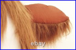 5'10 Halloween Inflatable LED Skeleton Highland Cow with Fur Outdoor Yard Decor