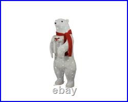 60-in Polar Bear Holiday Decoration
