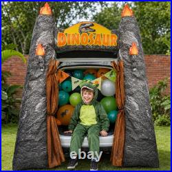 6FT Halloween Inflatable Dinosaur Trunk or Treat Car Decor with Leds