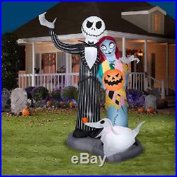 6FT Nightmare Before Christmas Scene Halloween Airblown Inflatable Home Decor