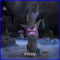 6FT Wicked Woods Color Changing LED Scowling Sapling Halloween Decor