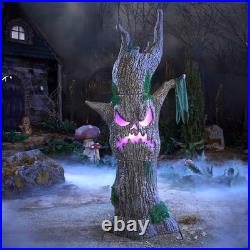 6FT Wicked Woods Color Changing LED Scowling Sapling Halloween Decor