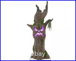 6FT Wicked Woods Color Changing LED Scowling Sapling Halloween Decor