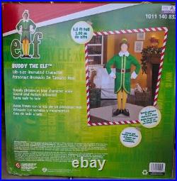 6.5 Ft Animated Buddy the Elf Life Size Christmas Animatronic