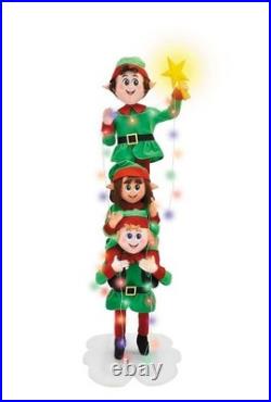 6.5 Ft Led Elf Stack With Sound Indoor/outdoor Prop