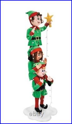 6.5 Ft Led Elf Stack With Sound Indoor/outdoor Prop