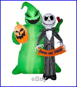 6.5ft Lighted Jack Skellington Halloween Inflatable 25th Anniversary Edition