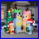 6′ Bluey Family Holiday Inflatable