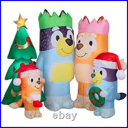 6' Bluey Family Holiday Inflatable