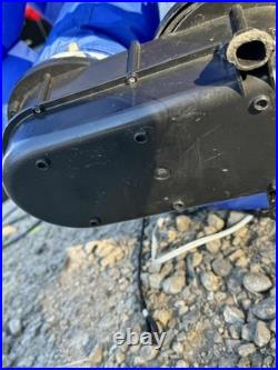 6 FT AIRBLOWN GEMMY INFLATABLE snow globe Snowman Christmas Let It Snow Read