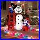 6 FT Christmas Inflatable Blow Up Snowman & Penguins with LED Lights Yard Decor