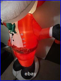 6 Feet Airblown Mariachi Santa Inflatable Feliz Navidad Animated Lights