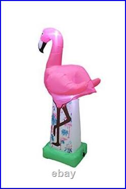 6 Foot Tall Giant Summer Party Inflatable Flamingo Yard Blow Up Decoration