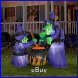 6 Ft Halloween Inflatable Double Bubble Witches Cauldron Party Prop Yard Decor