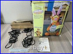 6 Ft Lighted Airblown Disney Tigger Rare Inflatable Box Gemmy Happy Easter