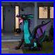 6′ Inflatable LED Light Up Ice Blue Dragon with Skull Medallion Halloween Decor