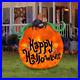 6′ Projection Airblown Kaleidoscope Happy Halloween Pumpkin Self-Inflatable