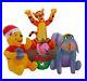 6′ WINNIE THE POOH & FRIENDS WITH HONEY POT Airblown Yard Inflatable
