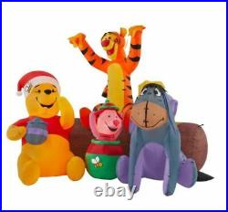 6' WINNIE THE POOH & FRIENDS WITH HONEY POT Airblown Yard Inflatable