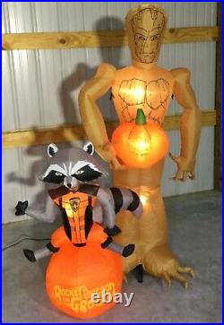 6ft Gemmy Airblown Inflatable Prototype Halloween Groot & Rocket #73484