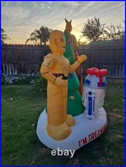 6ft Light Up Droid Star Wars Inflatable Christmas
