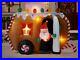 7.5 Ft ANIMATED GINGERBREAD CAMPER TRAILER RV Airblown Inflatable SANTA CLAUS