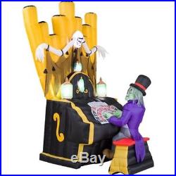 7 FT GEMMY CREEPY ZOMBIE ORGAN PLAYER Airblown Inflatable WITH LIGHTS & SOUND