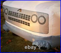 7 FT GHOSTBUSTERS ECTO 1 WITH SLIMER Airblown Lighted Yard Inflatable