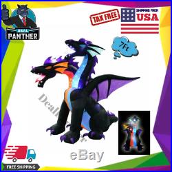 7 Ft Halloween Inflatable Dragon Decoration for Home Yard Lawn Indoor Outdoor US