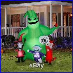 7 Ft OOGIE BOOGIE W CREATURES Airblown Lighted Yard Inflatable