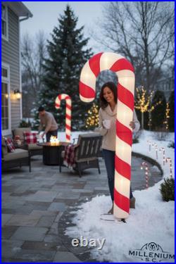 7 ft LED Candy Cane Prop Light Up Christmas Yard Decoration Home Accents Holiday