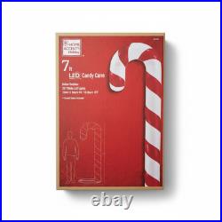7 ft LED Candy Cane Prop Light Up Christmas Yard Decoration Home Accents Holiday
