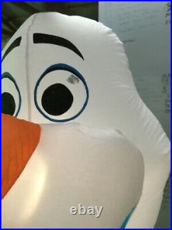 7ft Gemmy Airblown Inflatable Prototype Halloween Frozen Hula Olaf #71891