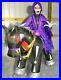 7ft Gemmy Airblown Inflatable Prototype Halloween Reaper Horse Rider #70780